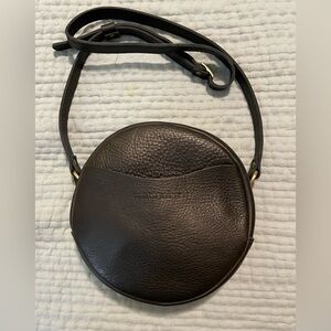 Portland Leather Large Circle Crossbody Bag
